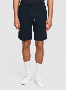 Granatowe szorty dresowe