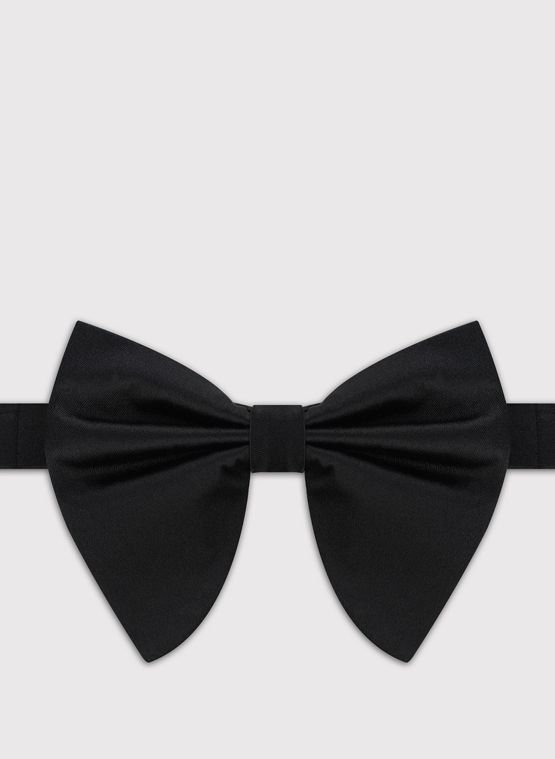 Elegancka czarna mucha męska