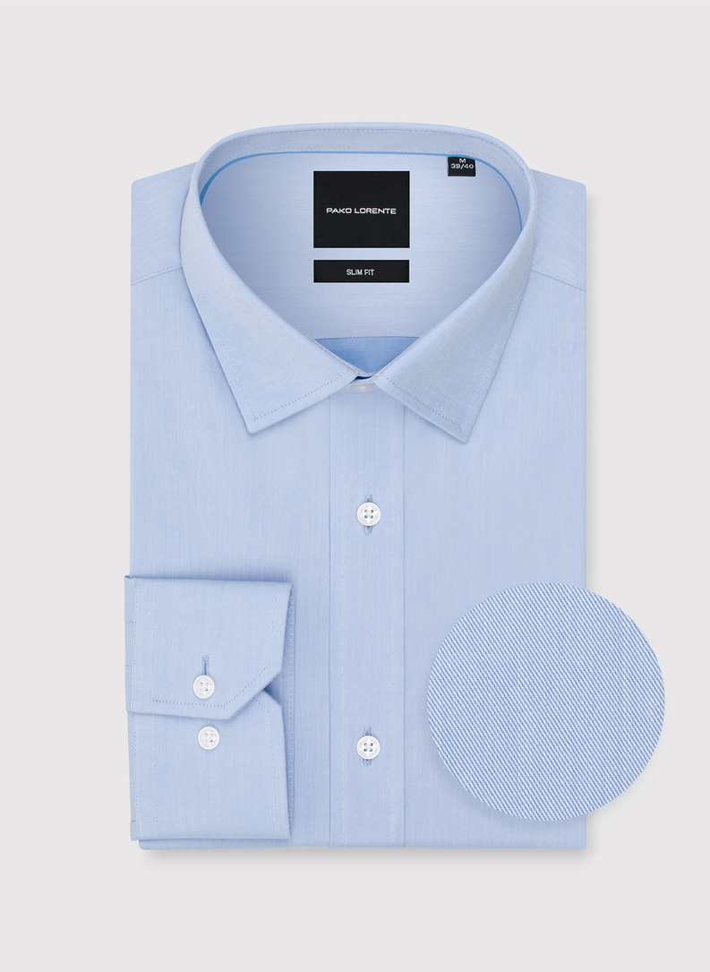 Niebieska koszula męska