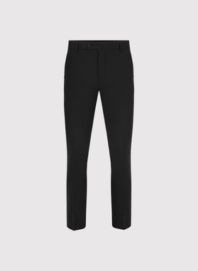 Czarne spodnie ganiturowe