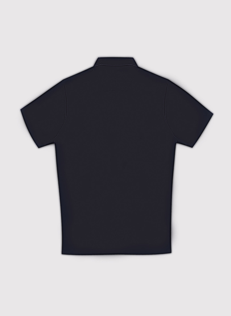 Granatowe polo męskie