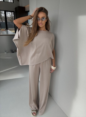 Komplet damski GEO beżowy