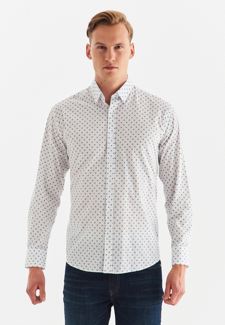 Koszula męska P22WF-1X-041-B-R