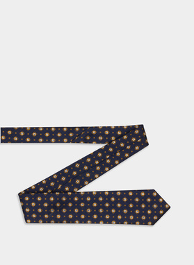 Krawat męski granatowy P22SF-KX-015-G-0