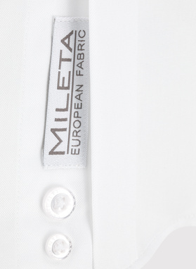 Biała koszula męska na spinki