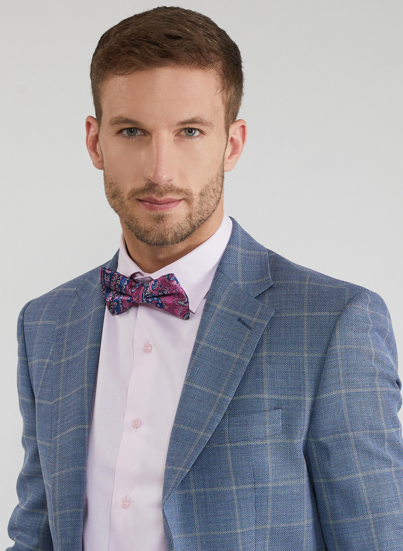 Mucha męska różowa P22SF-MX-010-R-0