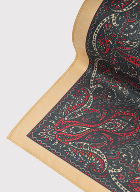 Poszetka męska wzór geometryczny