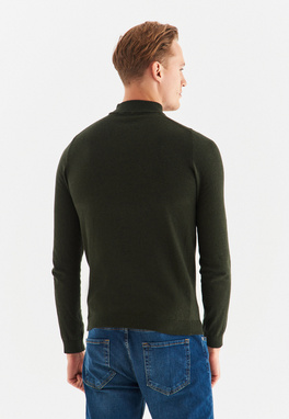 Półgolf męski zielony P22WF-2X-007-Z-0