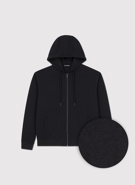 Czarna bluza dresowa z kapturem