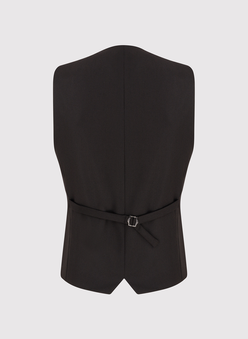 Brązowa kamizelka smokingowa 