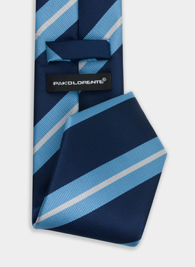 Krawat męski granatowy P22SF-KX-010-G-0