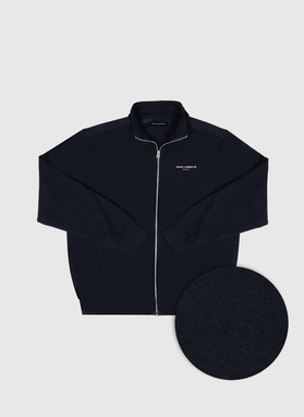 Granatowa bluza dresowa rozpinana