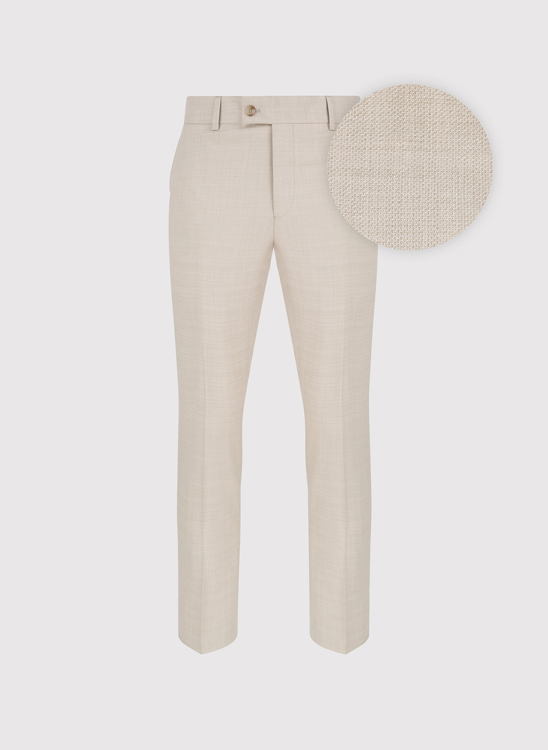 Beżowe spodnie ganiturowe