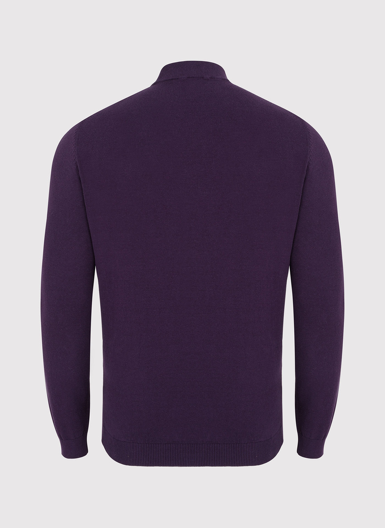 Półgolf męski fioletowy P22WF-2X-007-F-0