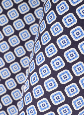 Granatowa poszetka męska mikrowzór