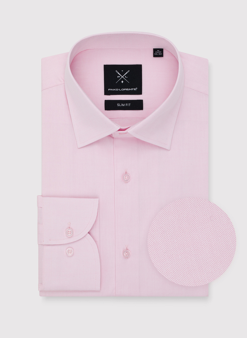 Różowa koszula męska
