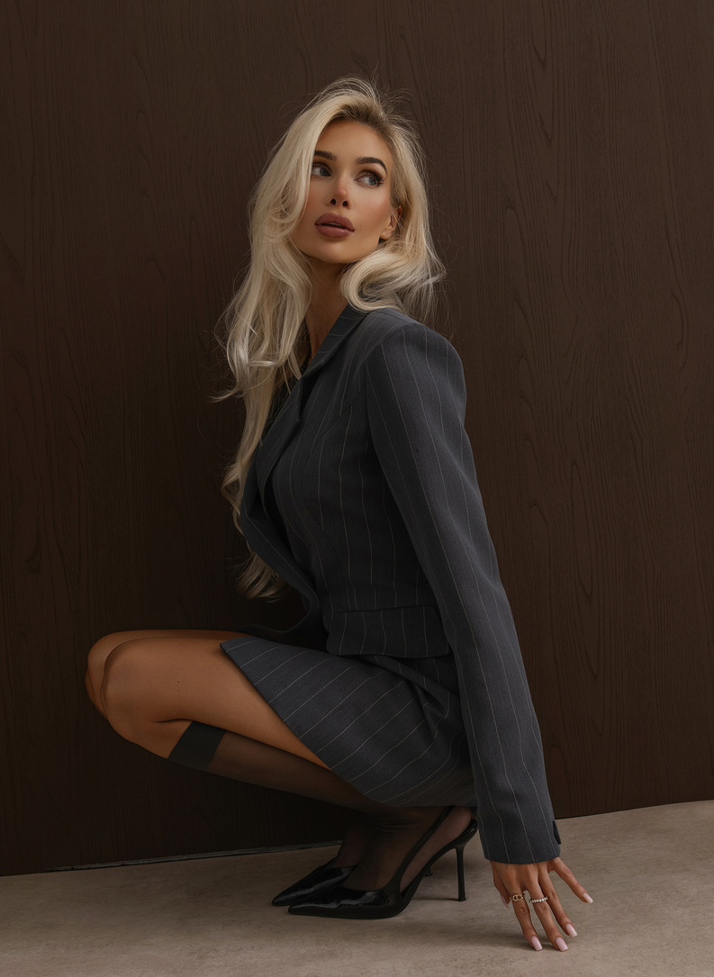 Marynarka BELLA NOTTE DRESS szara