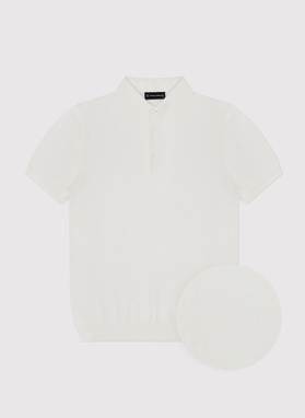 Biały t-shirt polo