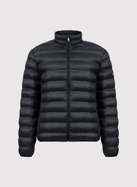 Krótka pikowana kurtka w kolorze czarnym