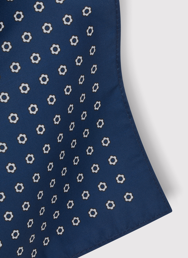 Męska poszetka w kwiatki