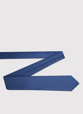 Granatowy krawat męski