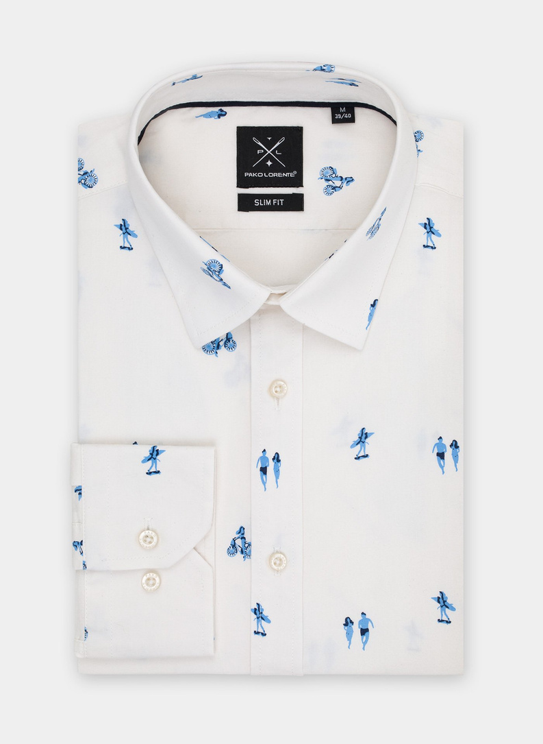 Koszula męska P21SF-1X-117-B