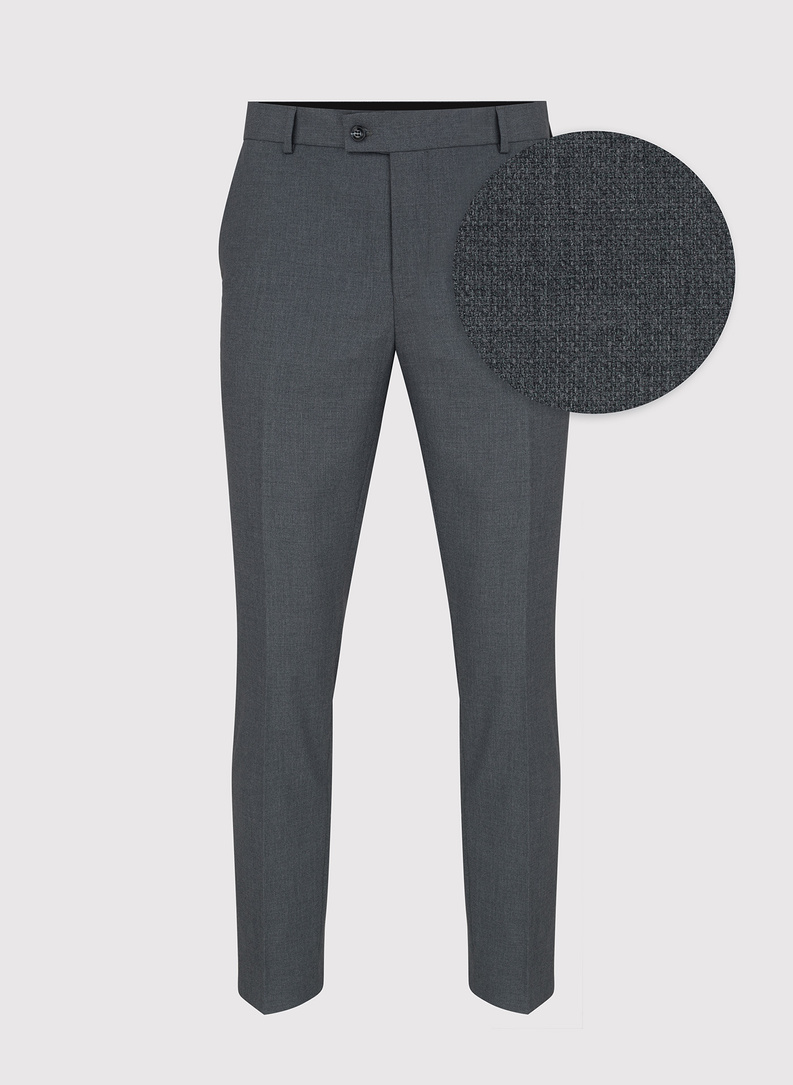 Elegancki szary garnitur męski