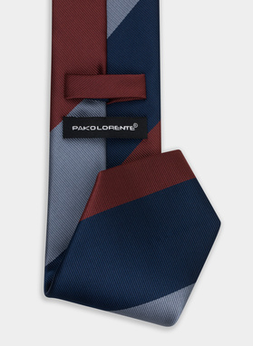 Krawat męski granatowy P22SF-KX-001-G-0