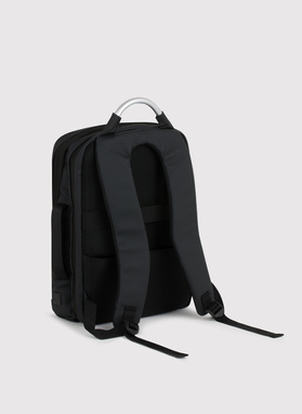 Czarny plecak męski zamykany na kod