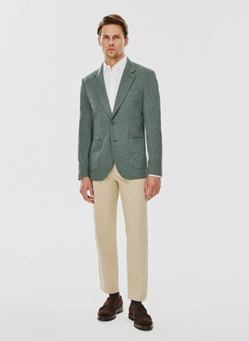 Zielona marynarka męska