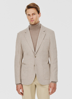 Beżowa marynarka męska