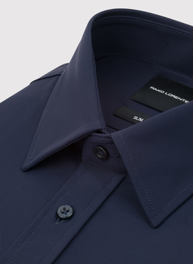 Granatowa koszula męska