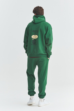 Bluza z kapturem zielona C21WF-2K-005-Z