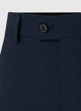 Granatowe spodnie garniturowe