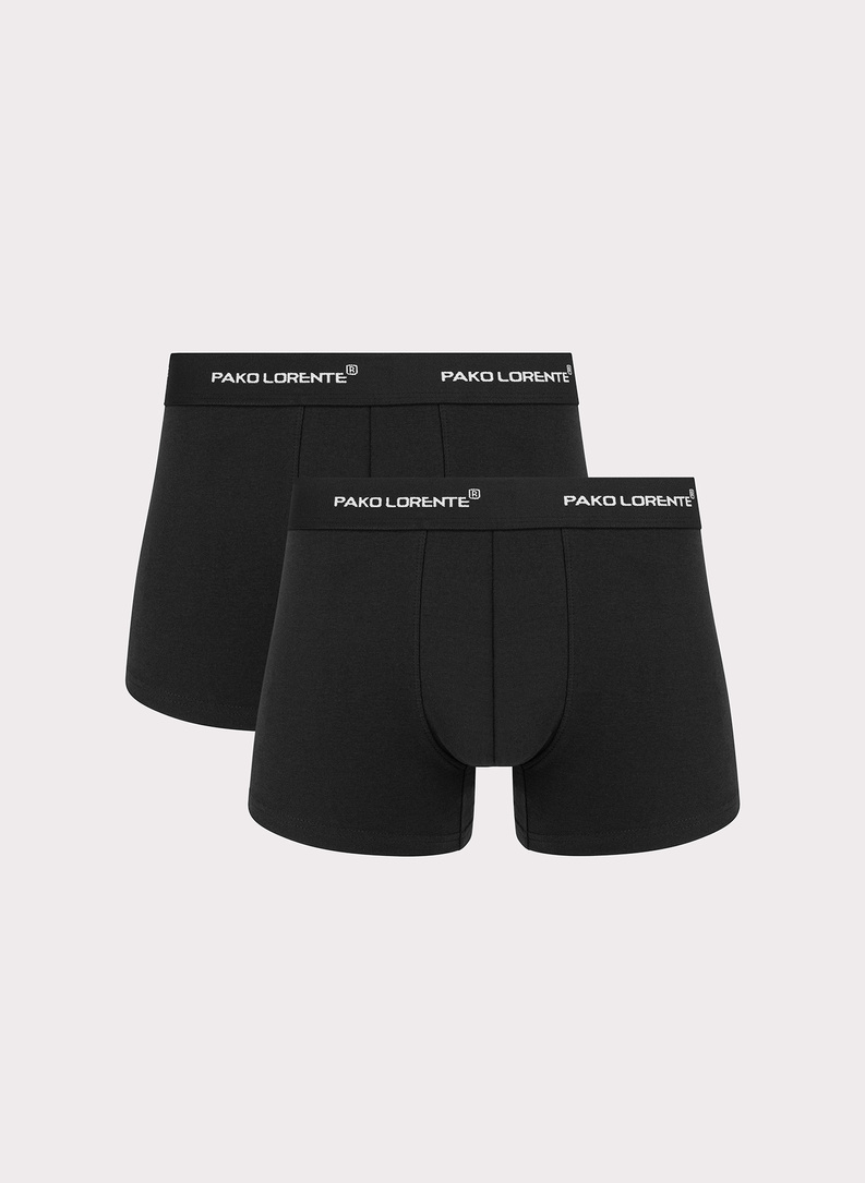 Męskie bokserki w kolorze czarnym zestaw 2 szt.