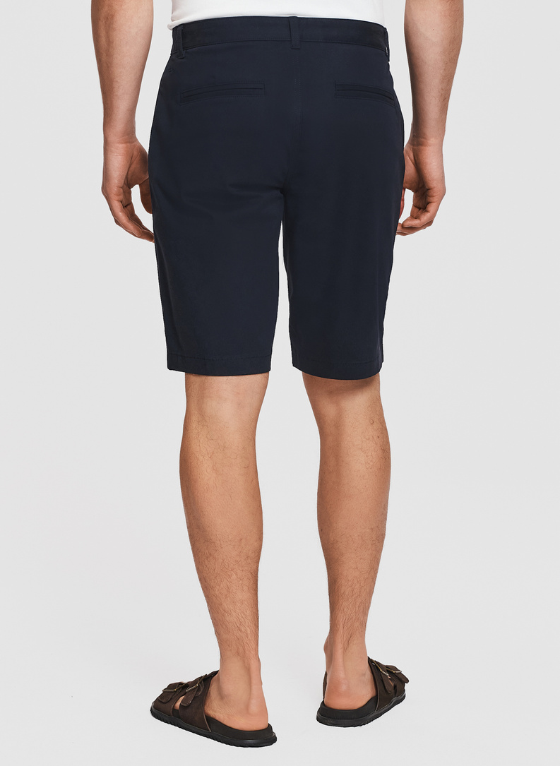 Bawelniane szorty w kolorze granatowym