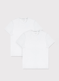 Męski t-shirt w białym kolorze, dwupak