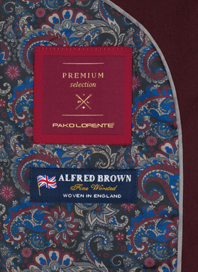 Bordowa marynarka garniturowa P21WP-3G-036-D