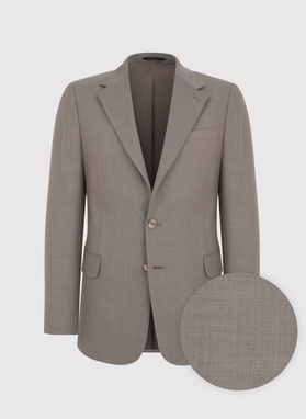 Jasnobrązowa marynarka garniturowa