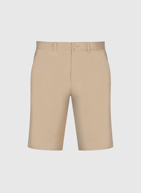 Bawelniane szorty w kolorze beżowym