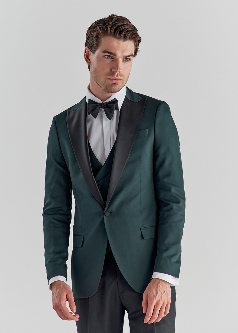 Marynarka smokingowa P22SF-3S-005-Z-S