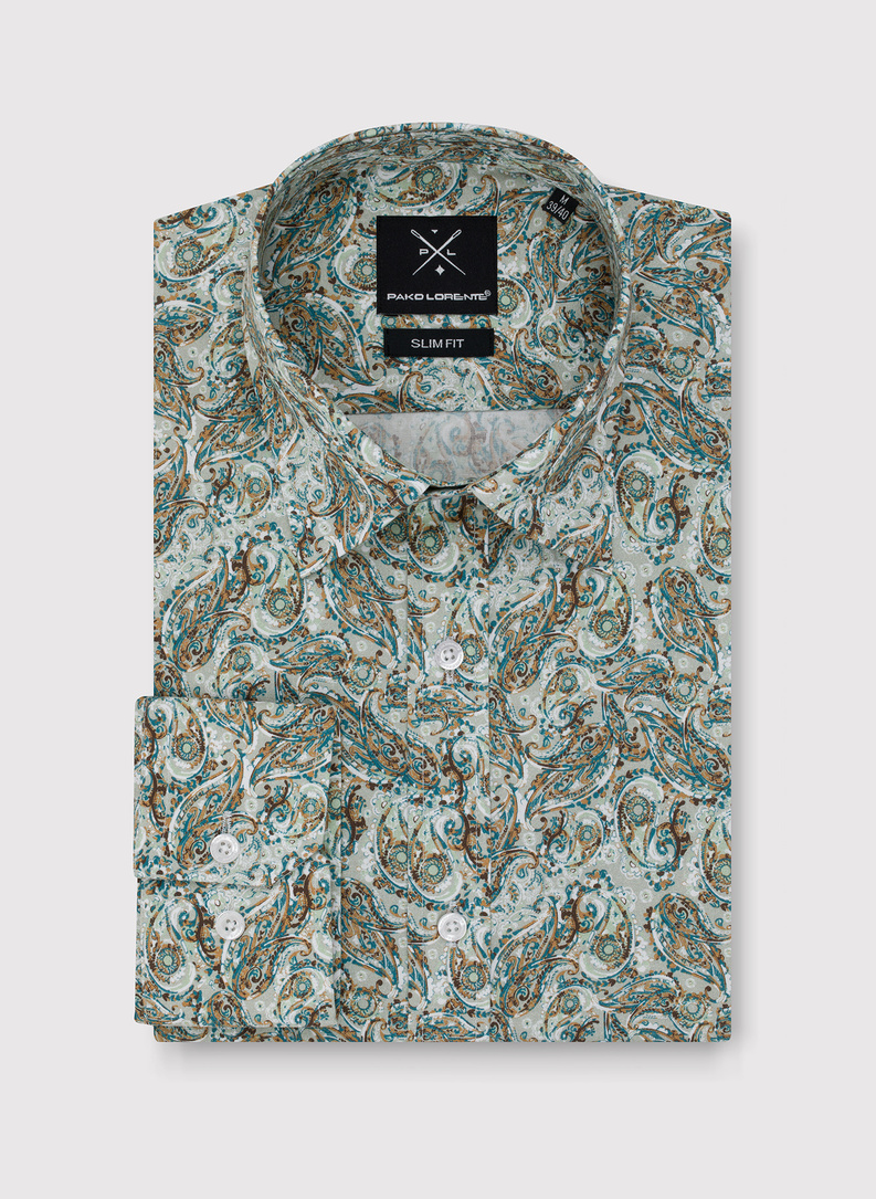 Koszula męska wzór paisley