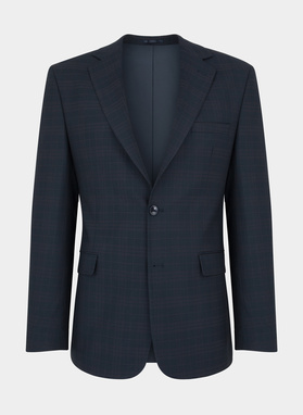 Granatowa marynarka garniturowa P22WF-3G-041-G-S