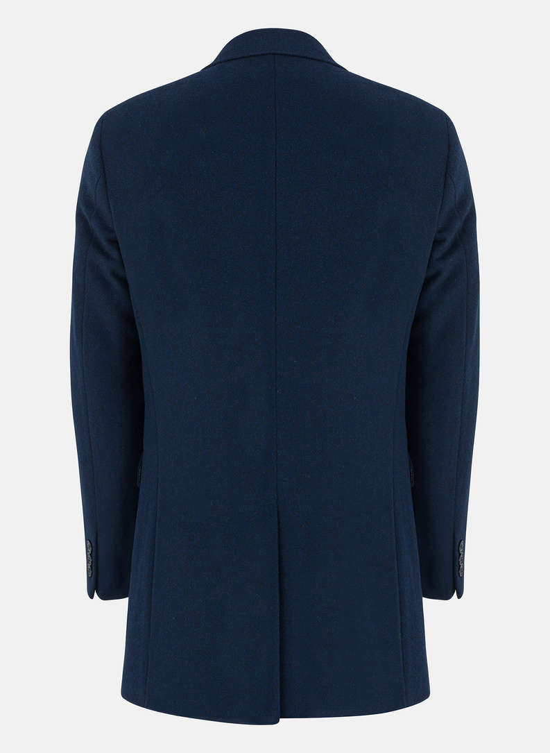 Płaszcz męski granatowy P21WF-7X-004-G