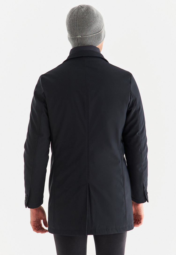 Płaszcz męski granatowy P22WF-7X-008-G-0