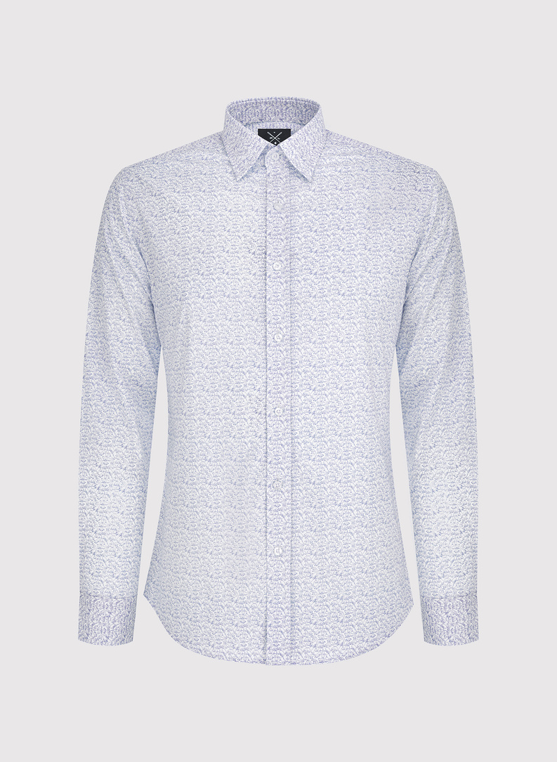 Koszula męska w drobny wzór