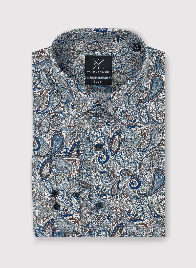 Koszula męska we wzór paisley