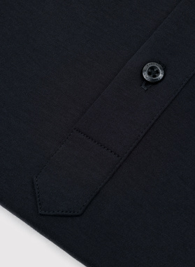 Czarna koszula typu popover