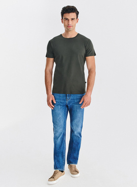 Zielony t-shirt męski