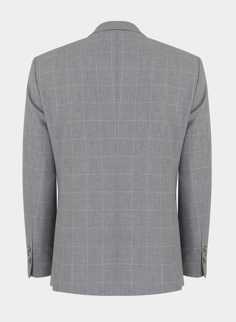 Szara marynarka garniturowa P22SF-3G-009-S-S